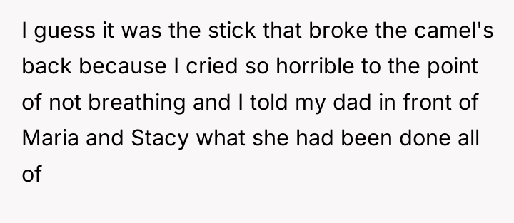 I guess it was the stick that broke the camel's...