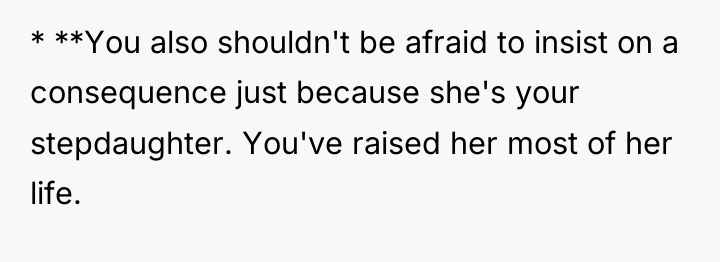 * **You also shouldn't be afraid to insist on a...