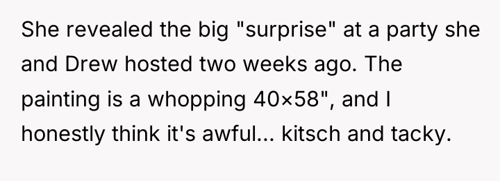 She revealed the big "surprise" at a party she and...