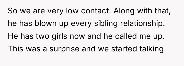 So we are very low contact. Along with that, he...