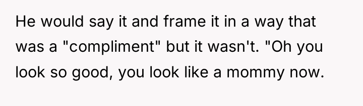 He would say it and frame it in a way...