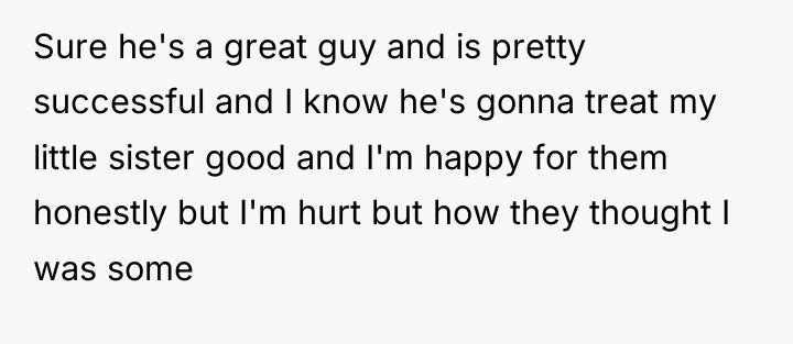 Sure he's a great guy and is pretty successful and...