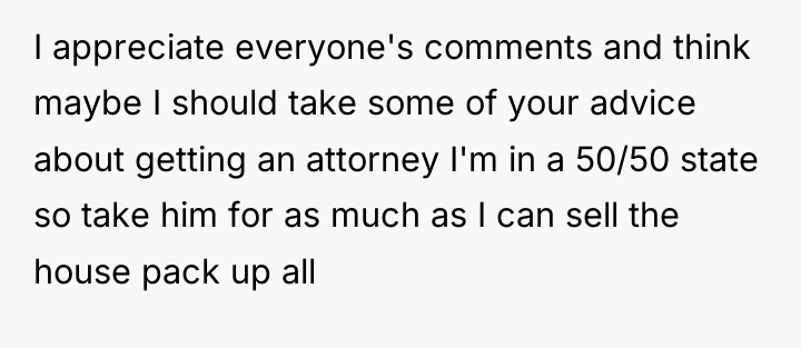 I appreciate everyone's comments and think maybe I should take...