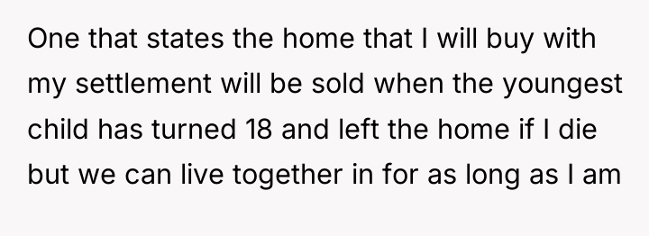 One that states the home that I will buy with...