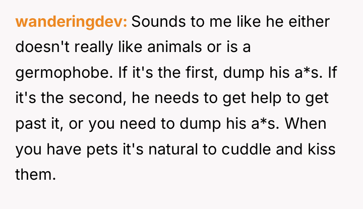 wanderingdev Sounds to me like he either doesn't really like...