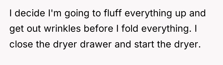 I decide I'm going to fluff everything up and get...