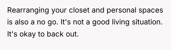 Rearranging your closet and personal spaces is also a no...