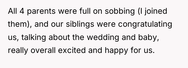 All 4 parents were full on sobbing (I joined them),...