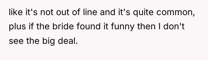 like it's not out of line and it's quite common,...