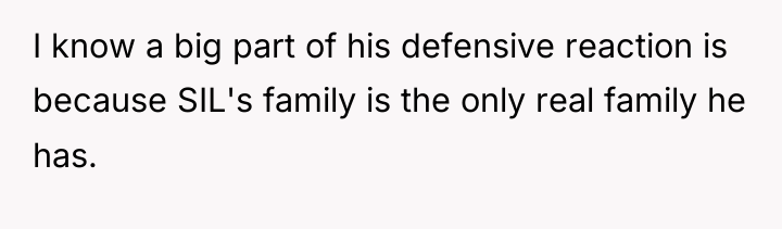 I know a big part of his defensive reaction is...