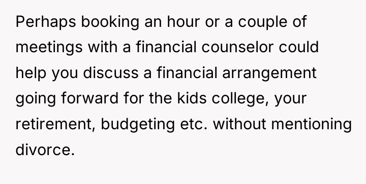 Perhaps booking an hour or a couple of meetings with...