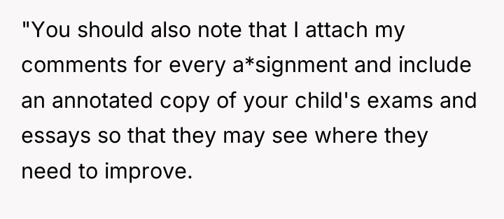 "You should also note that I attach my comments for...