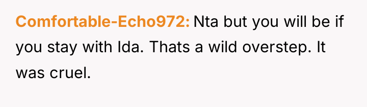Comfortable-Echo972 Nta but you will be if you stay with...