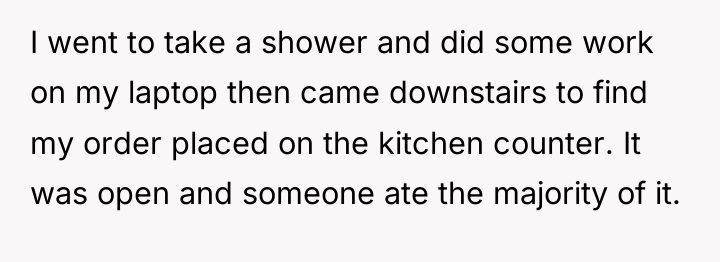 I went to take a shower and did some work...