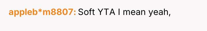 appleb*m8807 Soft YTA I mean yeah,