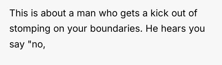 This is about a man who gets a kick out...