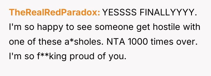 TheRealRedParadox YESSSS FINALLYYYY. I'm so happy to see someone get...