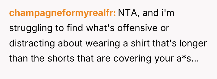 champagneformyrealfr NTA, and i'm struggling to find what's offensive or...
