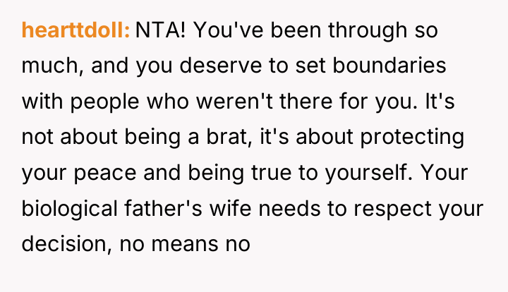 hearttdoII NTA! You've been through so much, and you deserve...
