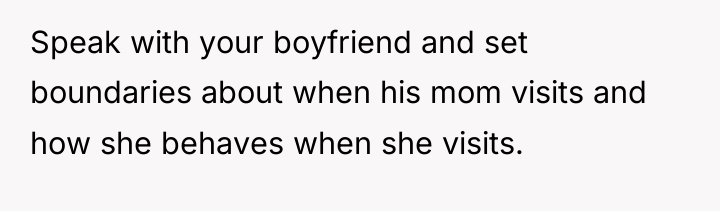 Speak with your boyfriend and set boundaries about when his...