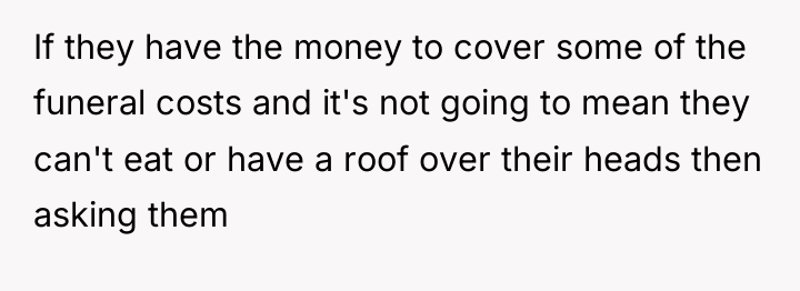 If they have the money to cover some of the...