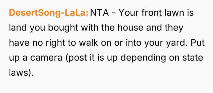 DesertSong-LaLa NTA - Your front lawn is land you bought...