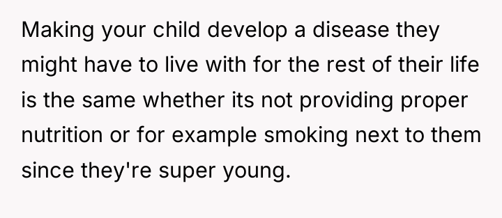 Making your child develop a disease they might have to...