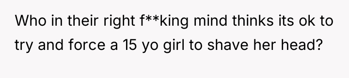 Who in their right f**king mind thinks its ok to...