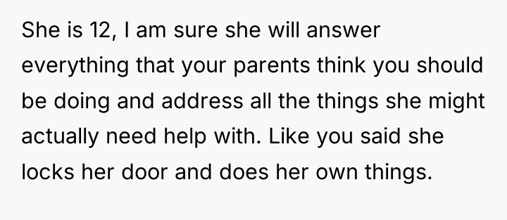 She is 12, I am sure she will answer everything...