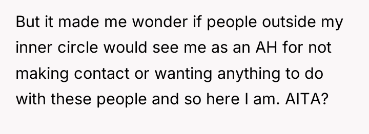 But it made me wonder if people outside my inner...