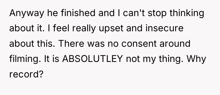 Anyway he finished and I can't stop thinking about it....