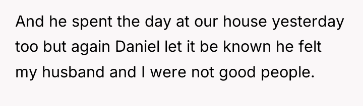 And he spent the day at our house yesterday too...