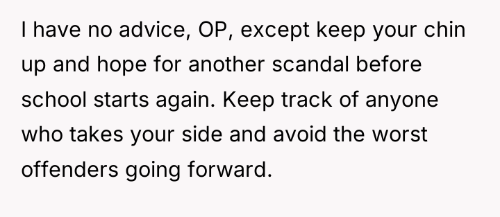 I have no advice, OP, except keep your chin up...