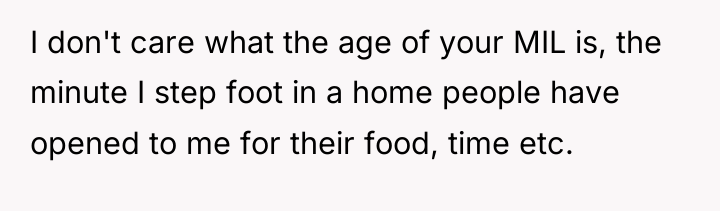 I don't care what the age of your MIL is,...