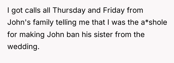 I got calls all Thursday and Friday from John's family...