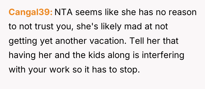 Cangal39 NTA seems like she has no reason to not...