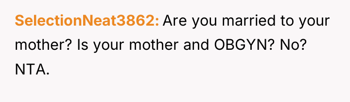 SelectionNeat3862 Are you married to your mother? Is your mother...