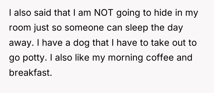 I also said that I am NOT going to hide...