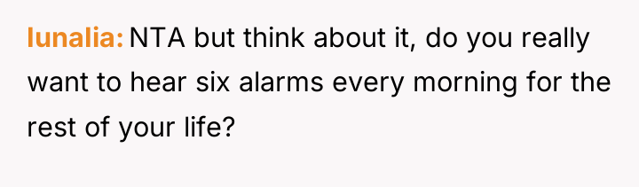 IunaIia NTA but think about it, do you really want...