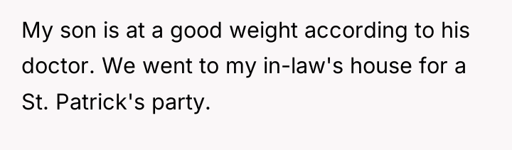 My son is at a good weight according to his...