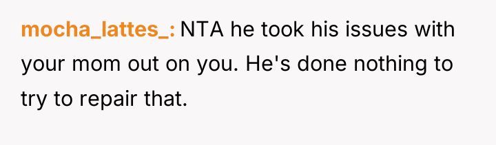 mocha_lattes_ NTA he took his issues with your mom out...