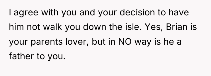 I agree with you and your decision to have him...