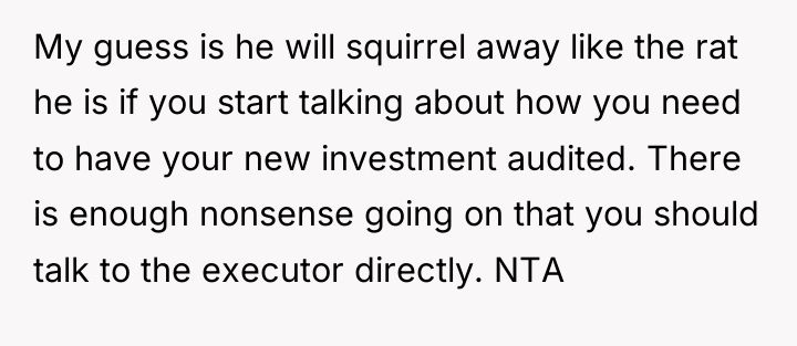 My guess is he will squirrel away like the rat...