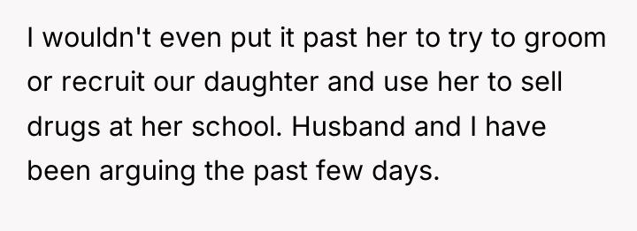 I wouldn't even put it past her to try to...