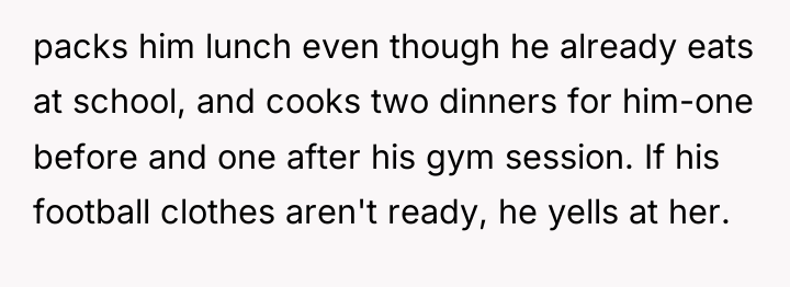 packs him lunch even though he already eats at school,...