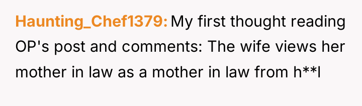 Haunting_Chef1379 My first thought reading OP's post and comments: The...