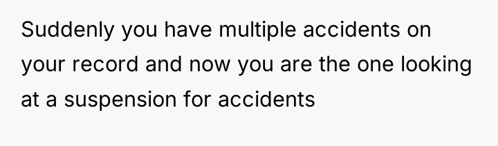 Suddenly you have multiple accidents on your record and now...