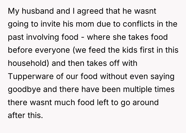 My husband and I agreed that he wasnt going to...