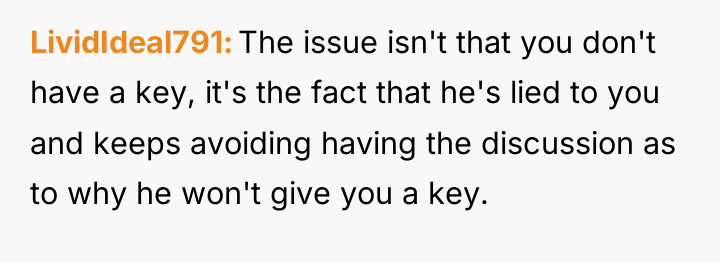 LividIdeal791 The issue isn't that you don't have a key,...