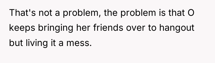 That's not a problem, the problem is that O keeps...